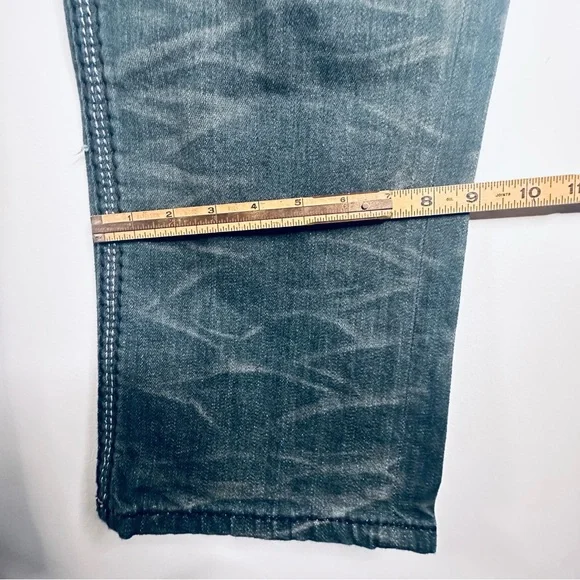 Rock Revival Men’s Sycamore Alt Straight Denim Distressed Biker JeansSize 40